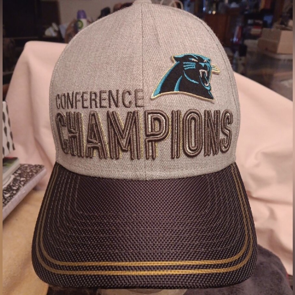 Carolina Panthers NFL Super Bowl 50 Conference Champions Hat/Cap Adjustable(109)